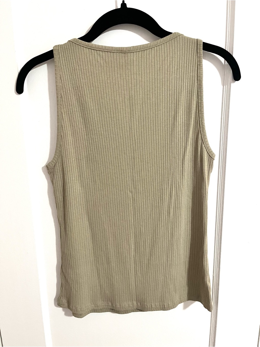 ASOS Ribbed Tank Top - Taupe - Picture 2 of 4
